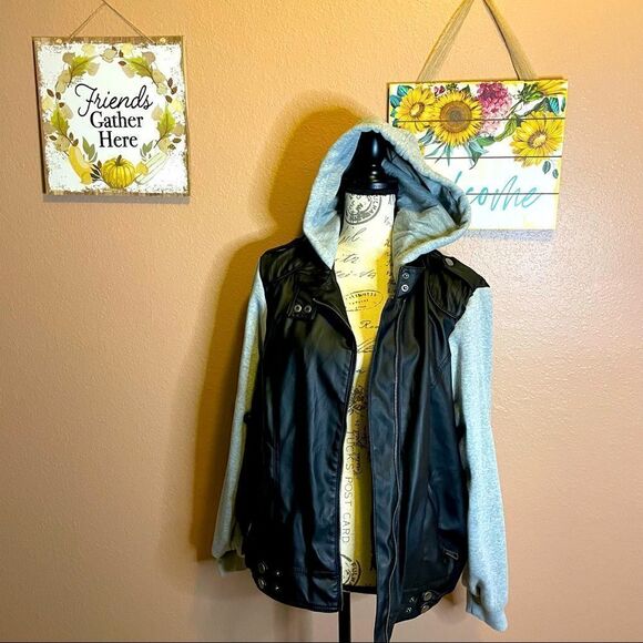 New Look black and grey jacket - Picture 1 of 11